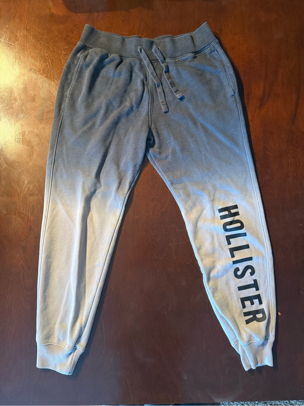 Hollister Co. Ombré Dip-Dye Logo Jogger Sweatpants – Size Small
